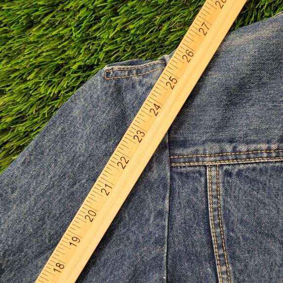 Vintage Calvin-Klein Denim Jacket Womens Medium 20x24 Blue - Picture 4 of 16